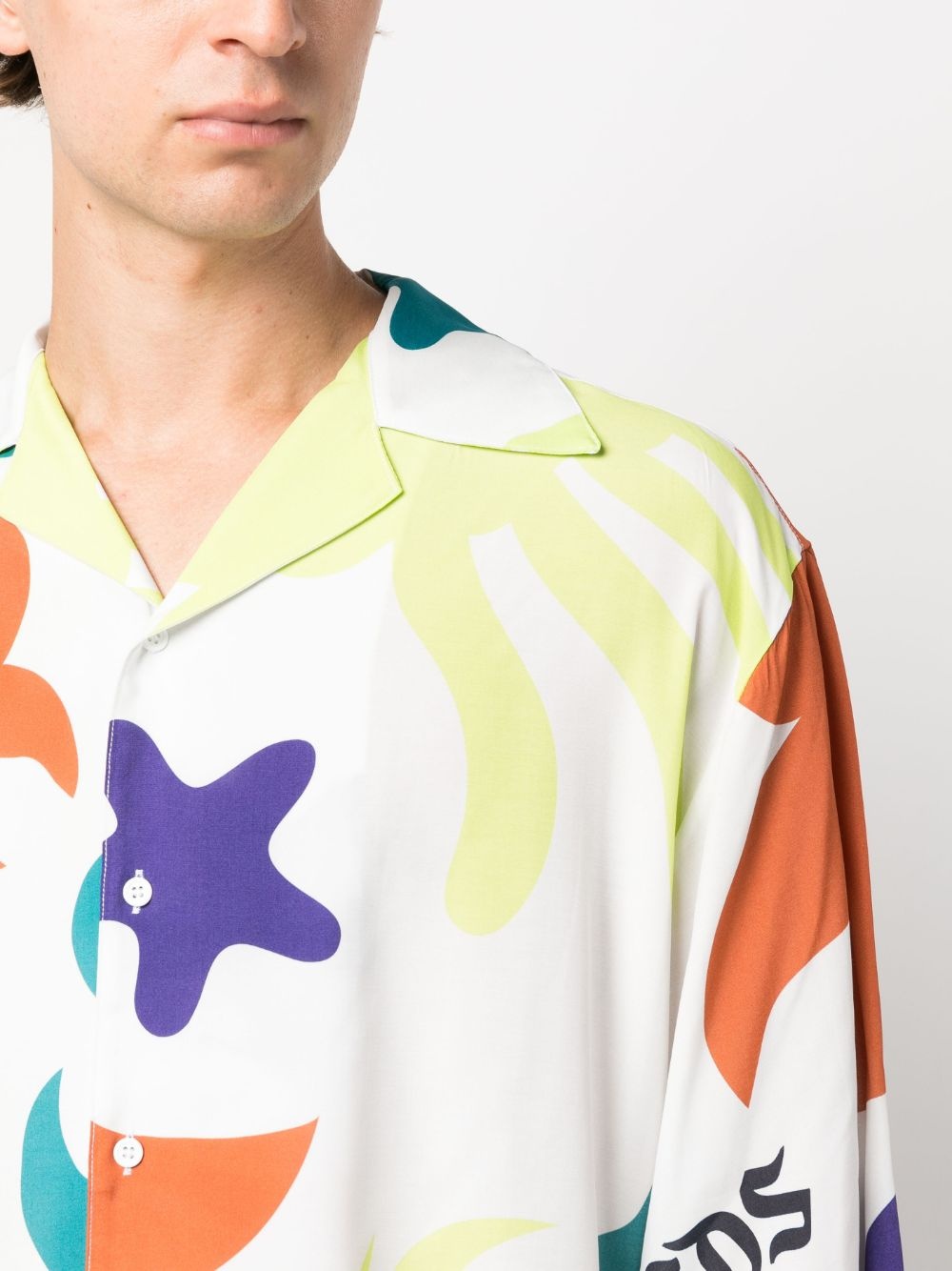 graphic-print short-sleeve shirt - 5