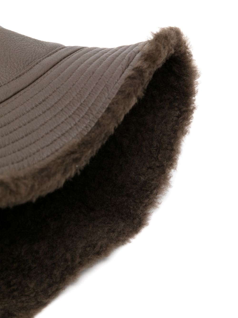leather bucket hat - 2