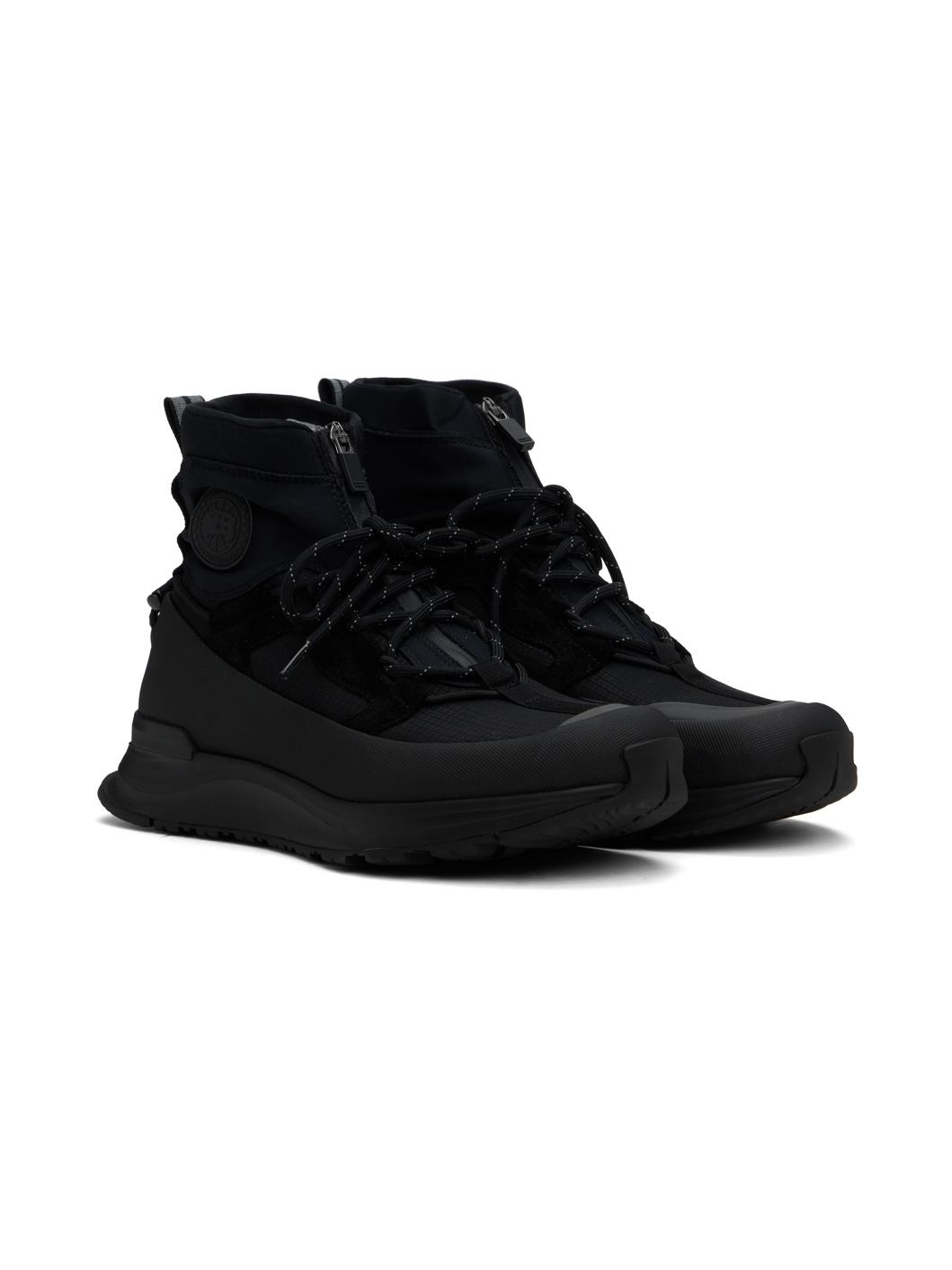 Black Glacier Trail High Sneakers - 4
