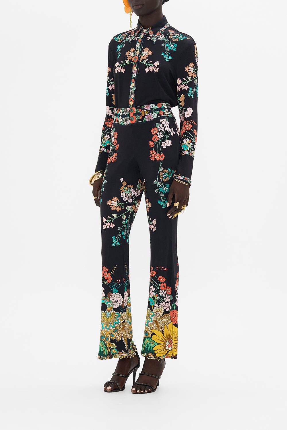 JERSEY FLARE PANT - 4