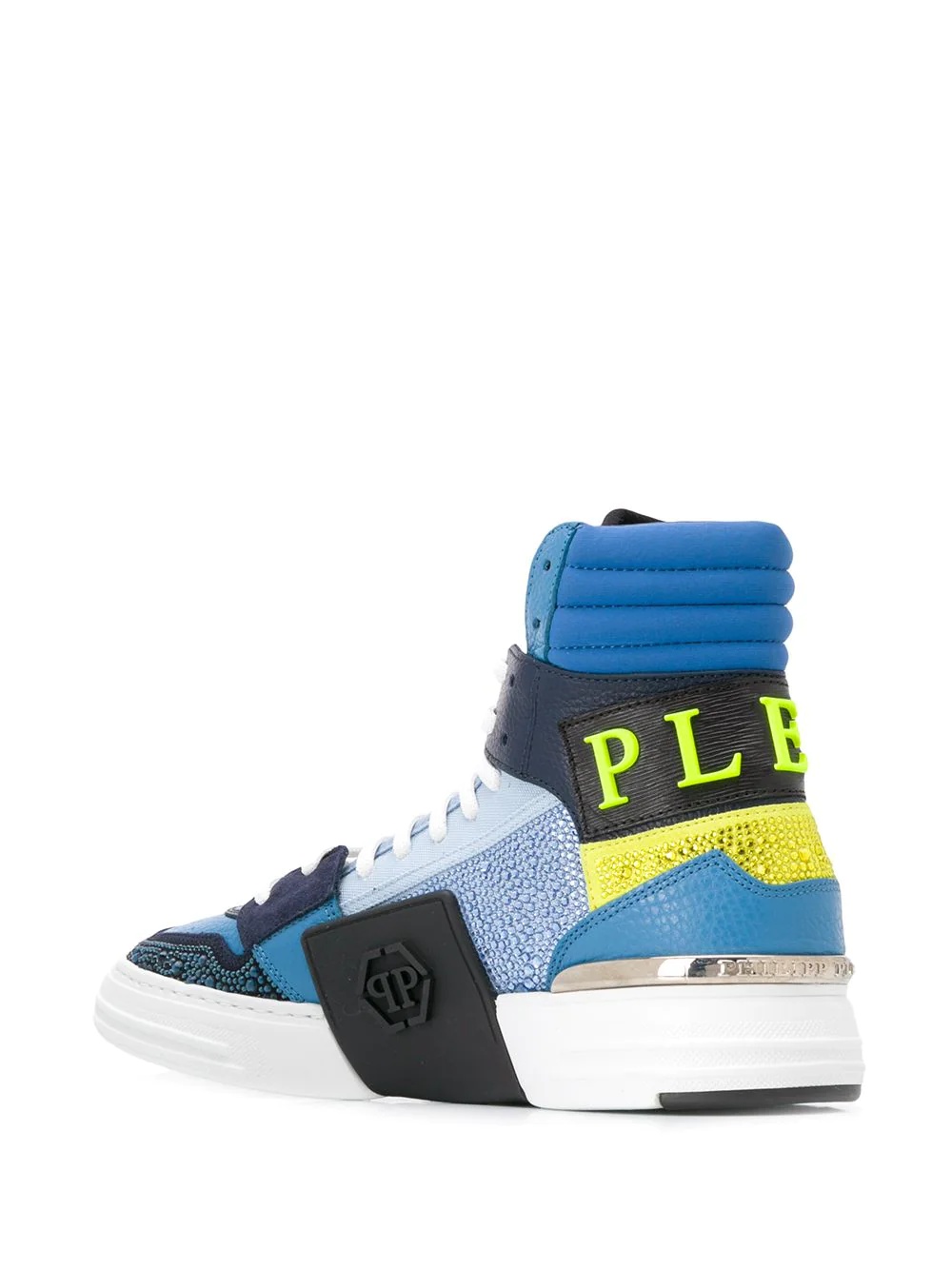 logo colour-block sneakers - 3