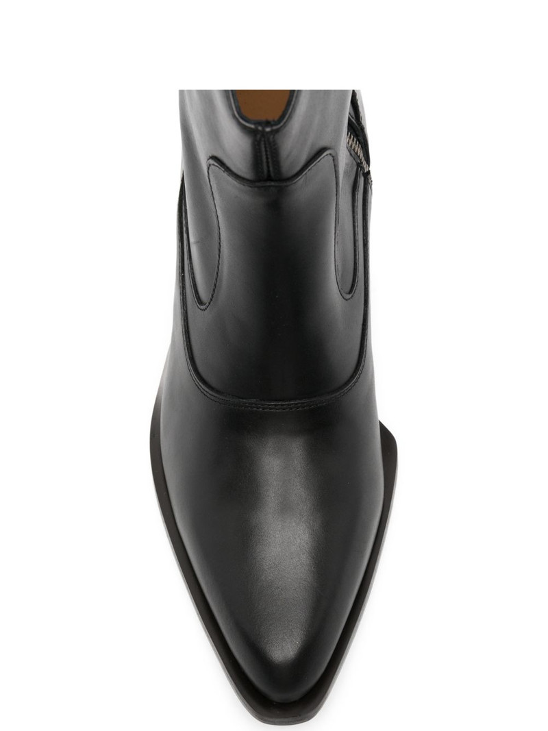 Western 1 leather cowboy boots 4