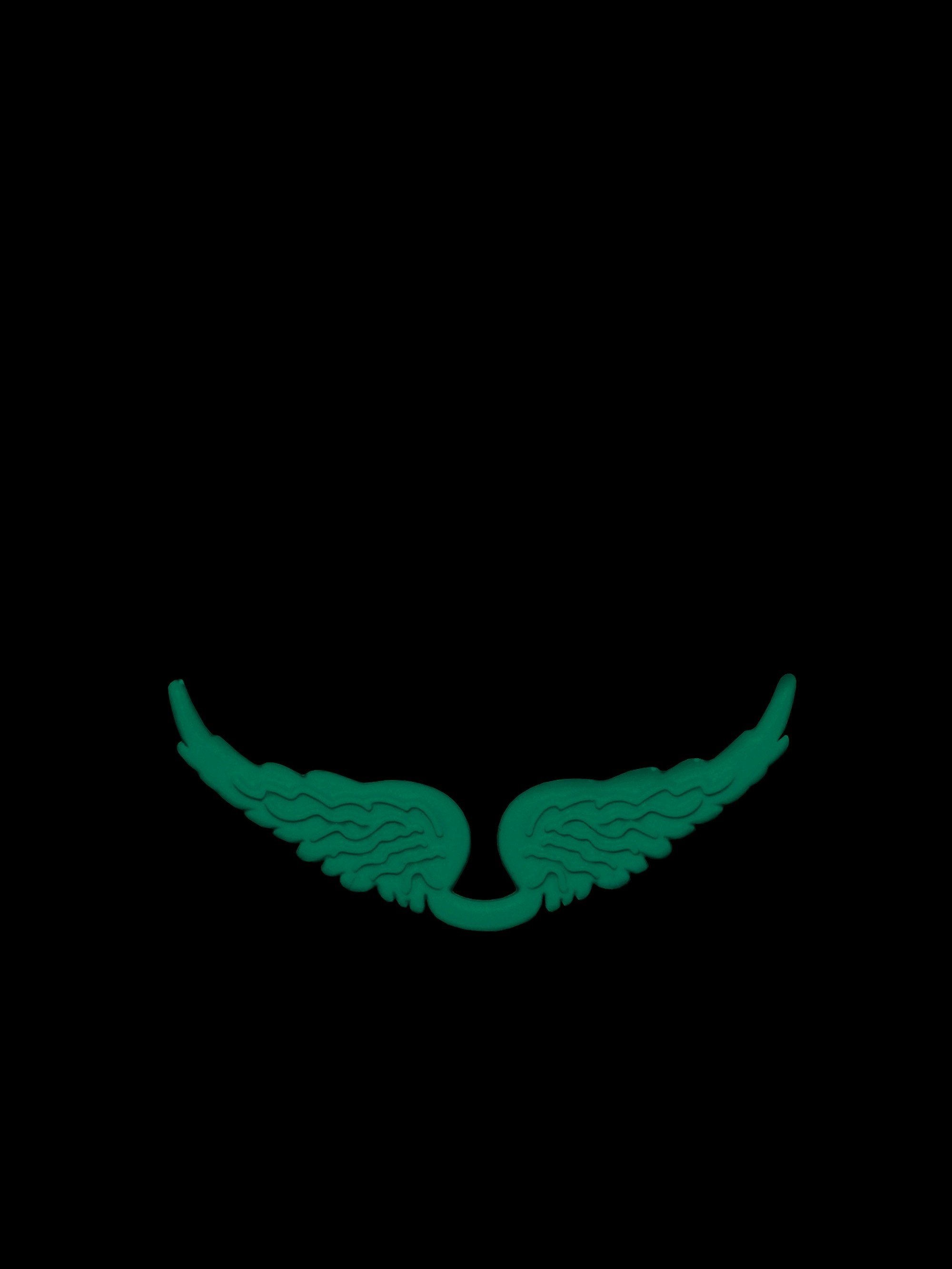 Phosphorescent Swing Your Wings Charm - 2