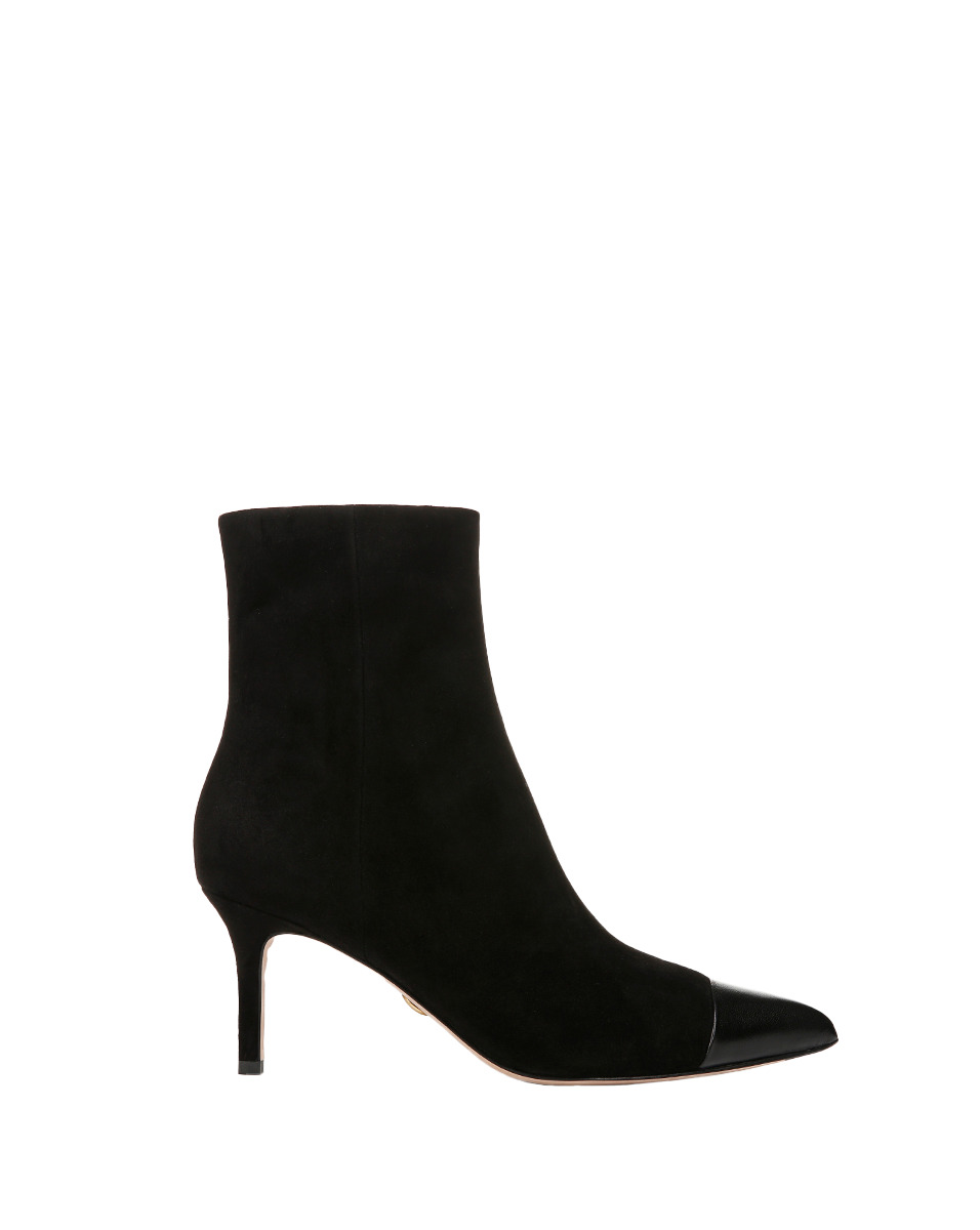LISA CAP-TOE MID-HEEL BOOTIE - 5