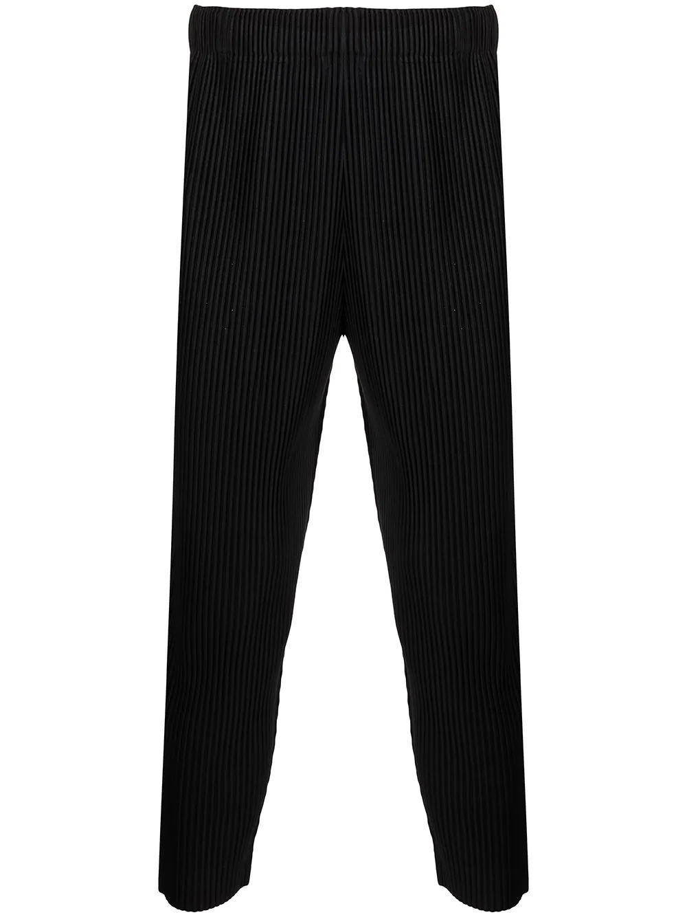 plissé tapered trousers - 1