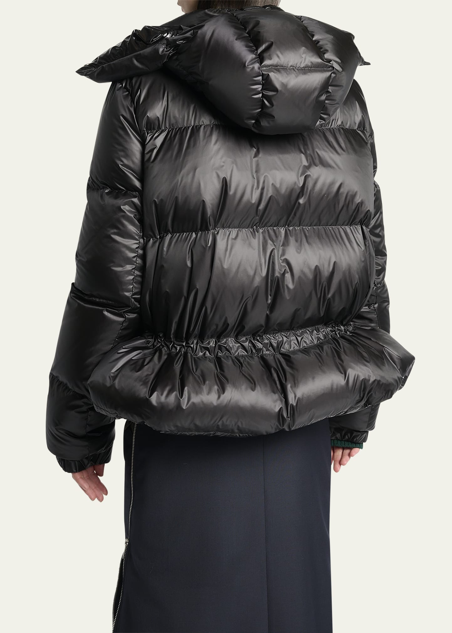 Puffer Jacket With Detachable Hood - 3