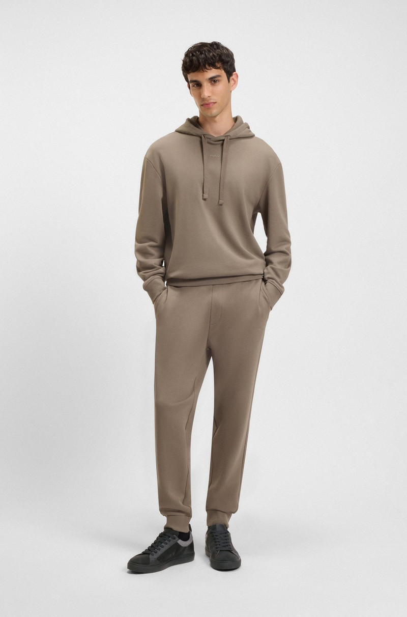 HUGO FAUX-NUBUCK TRAINERS WITH MESH COLLAR outlook