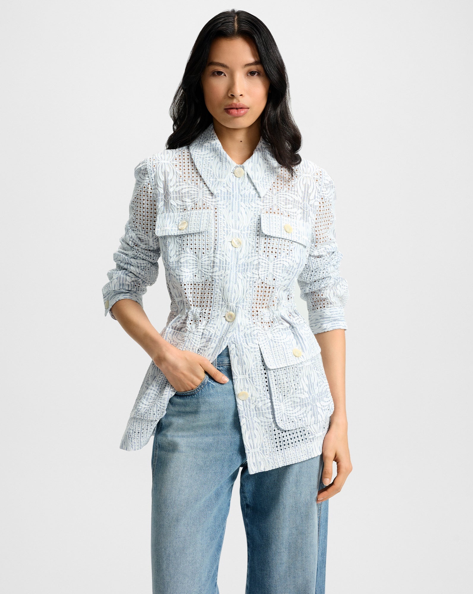 KIKI EYELET JACKET - 2