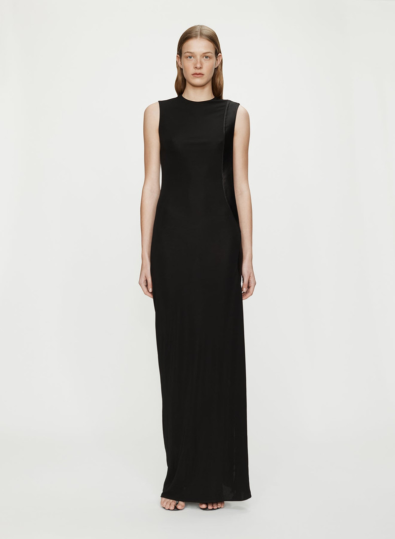 Infinity Cutaway Satin Trimmed Dress 3