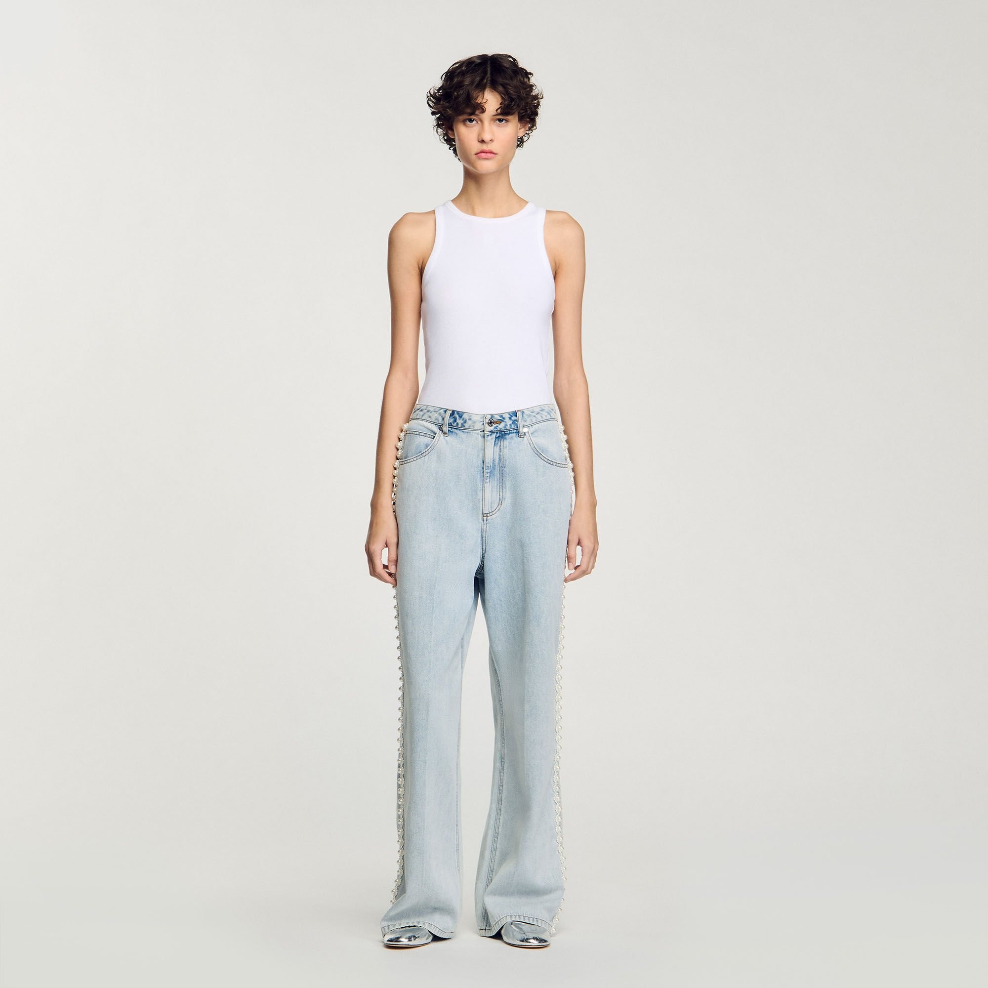 BEADED JEANS - 2