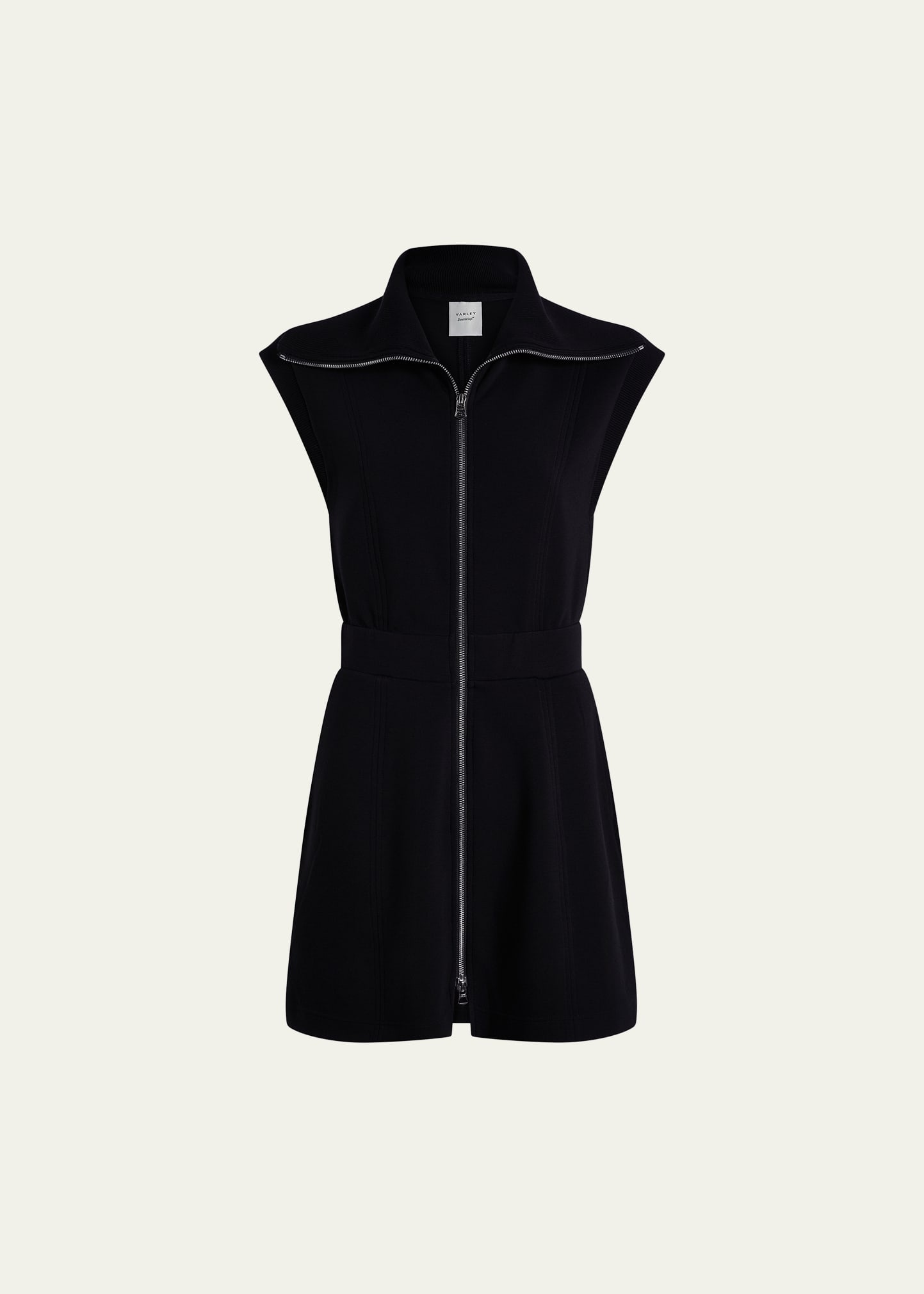 Rebecca Zip-Front Mini Dress - 1