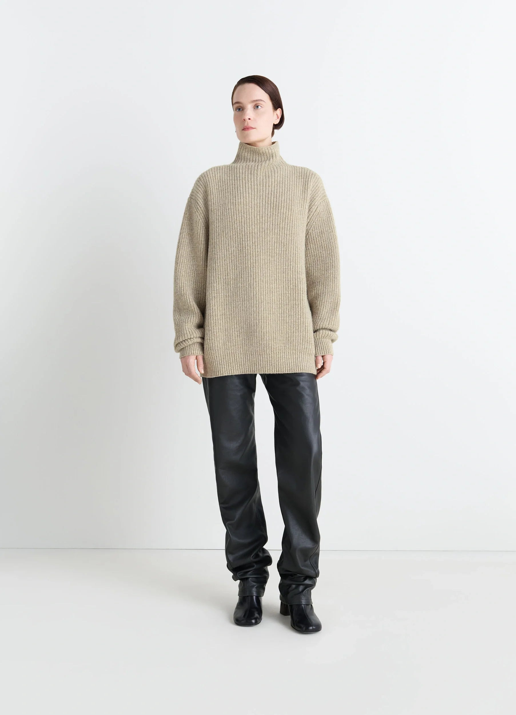 HIGH NECK SWEATER - 4