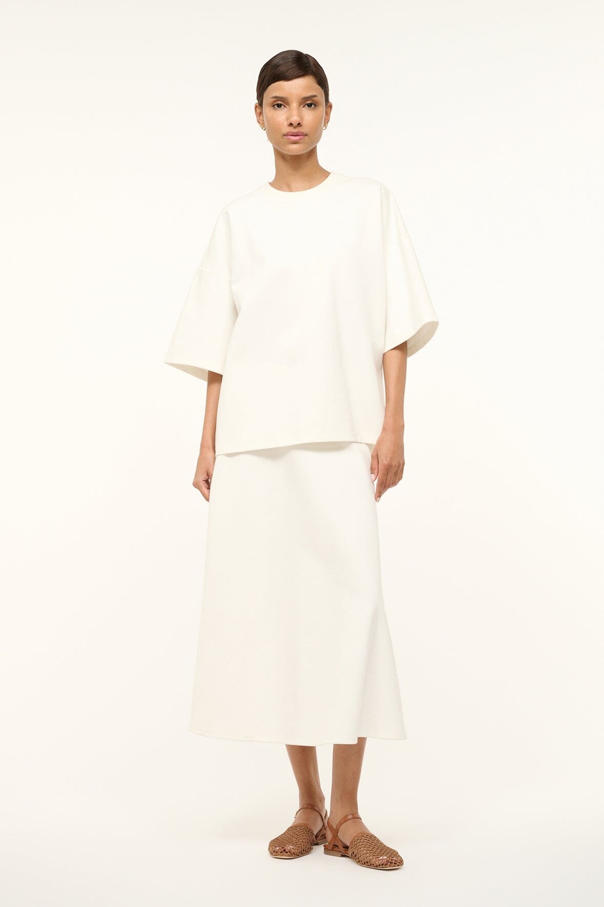 STAUD CAPSULE TOP IVORY - 3