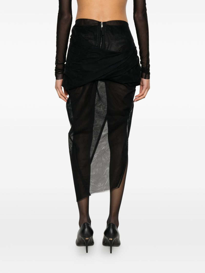 zip-fastening asymmetric skirt 4