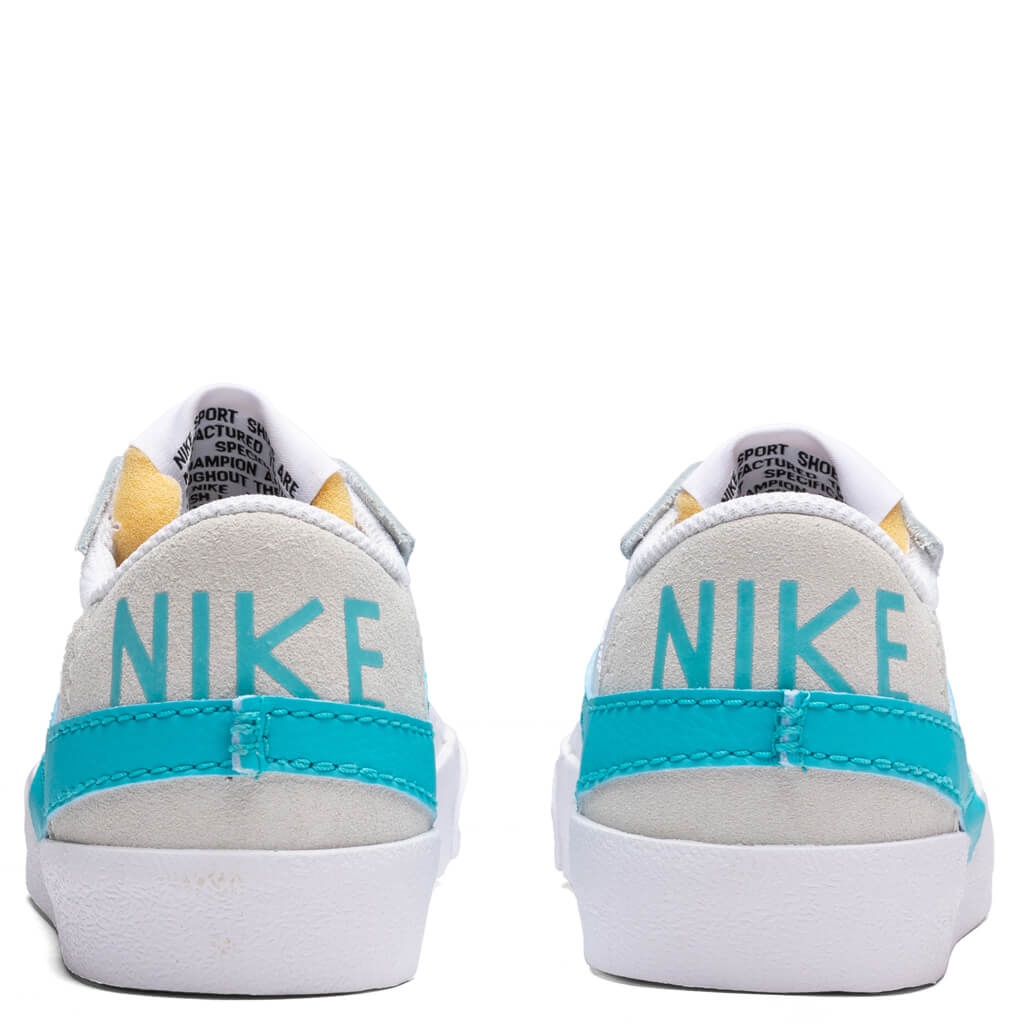 WOMEN'S BLAZER LOW '77 JUMBO - WHITE/DUSTY CACTUS/SUMMIT WHITE - 4