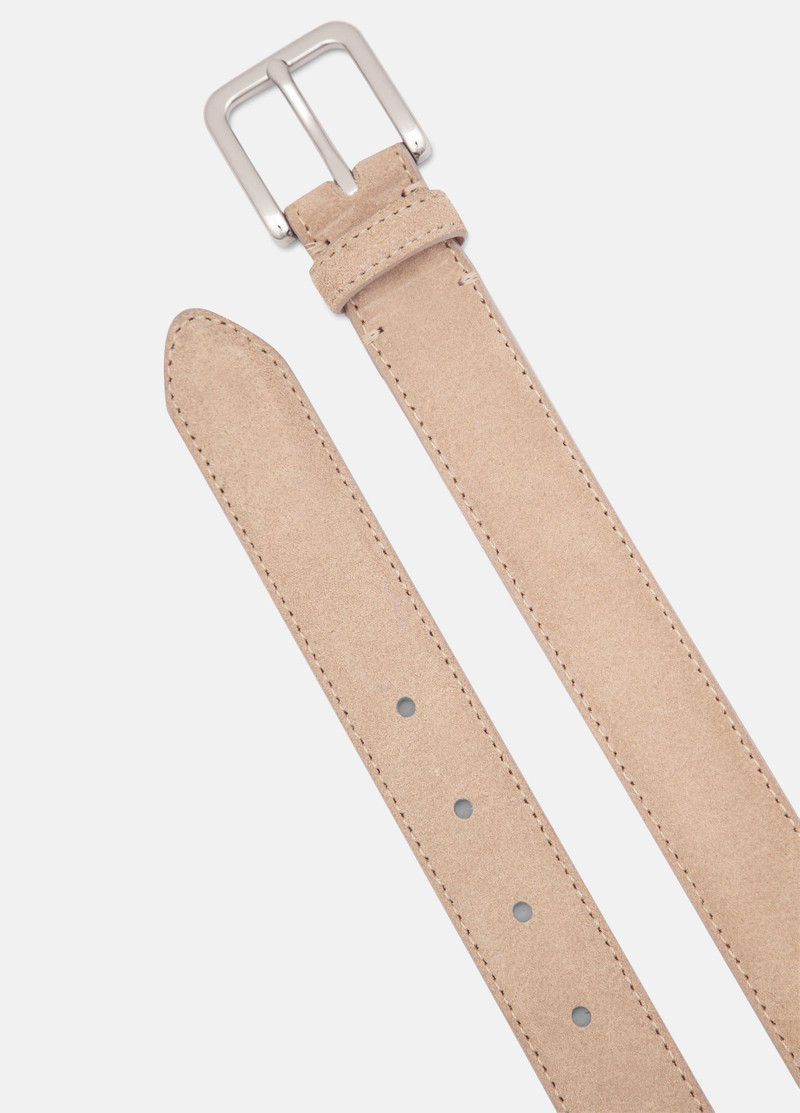 Men's 30mm Stitched Suede Belt 3