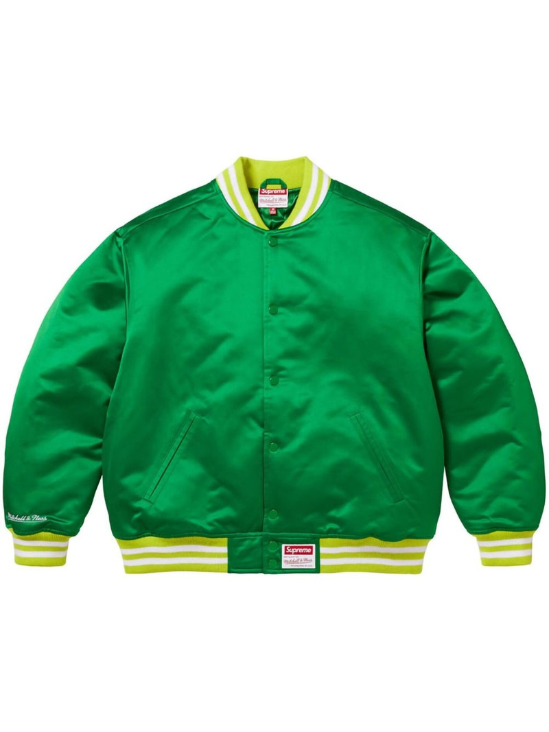 Mitchell & Ness® satin varsity jacket - 1