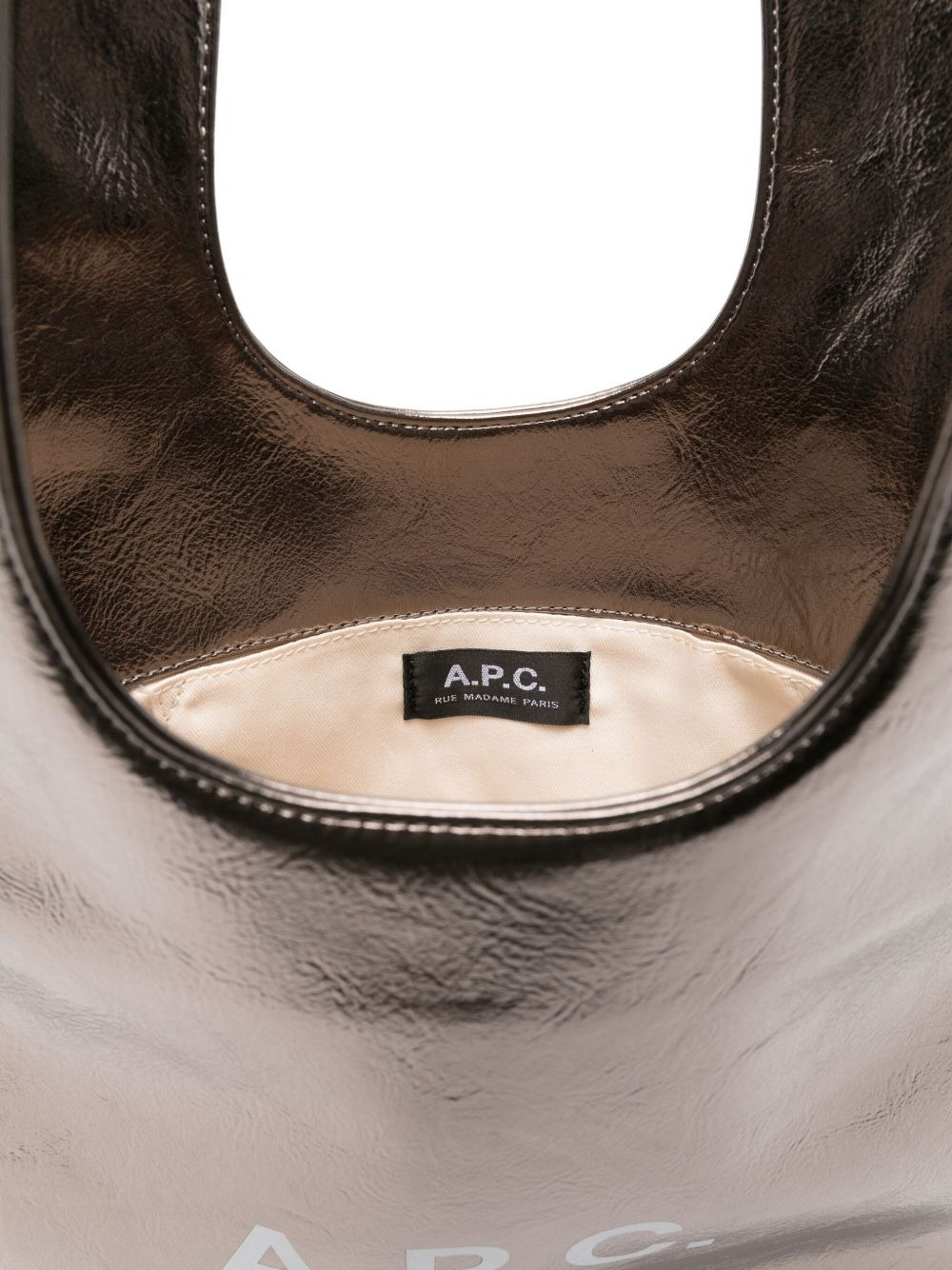 small Ninon metallic logo tote bag - 5