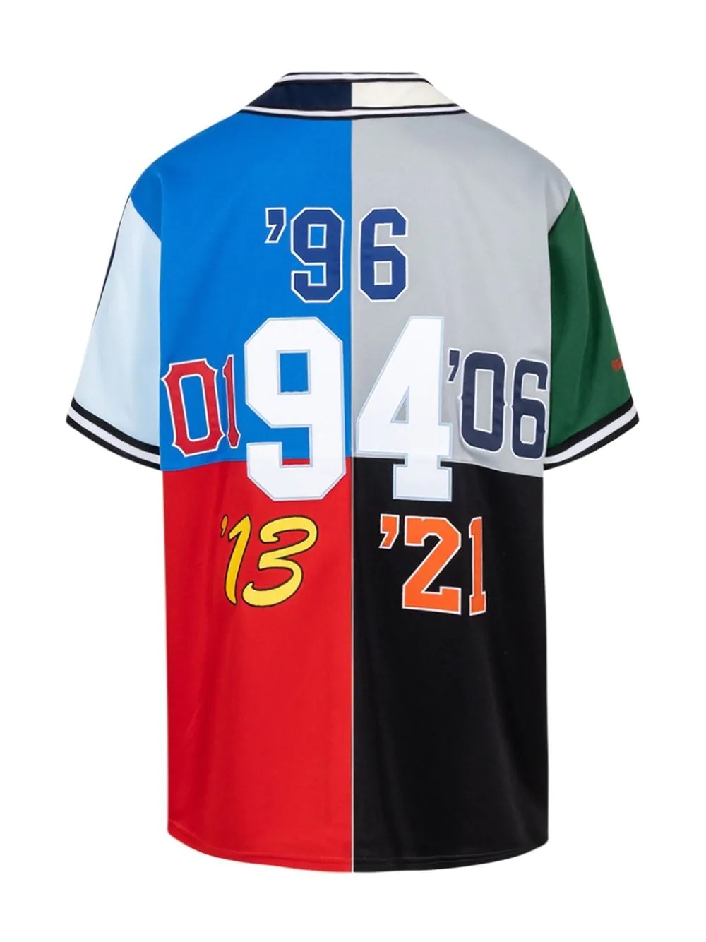 x Mitchell & Ness patchwork baseball jersey - 2