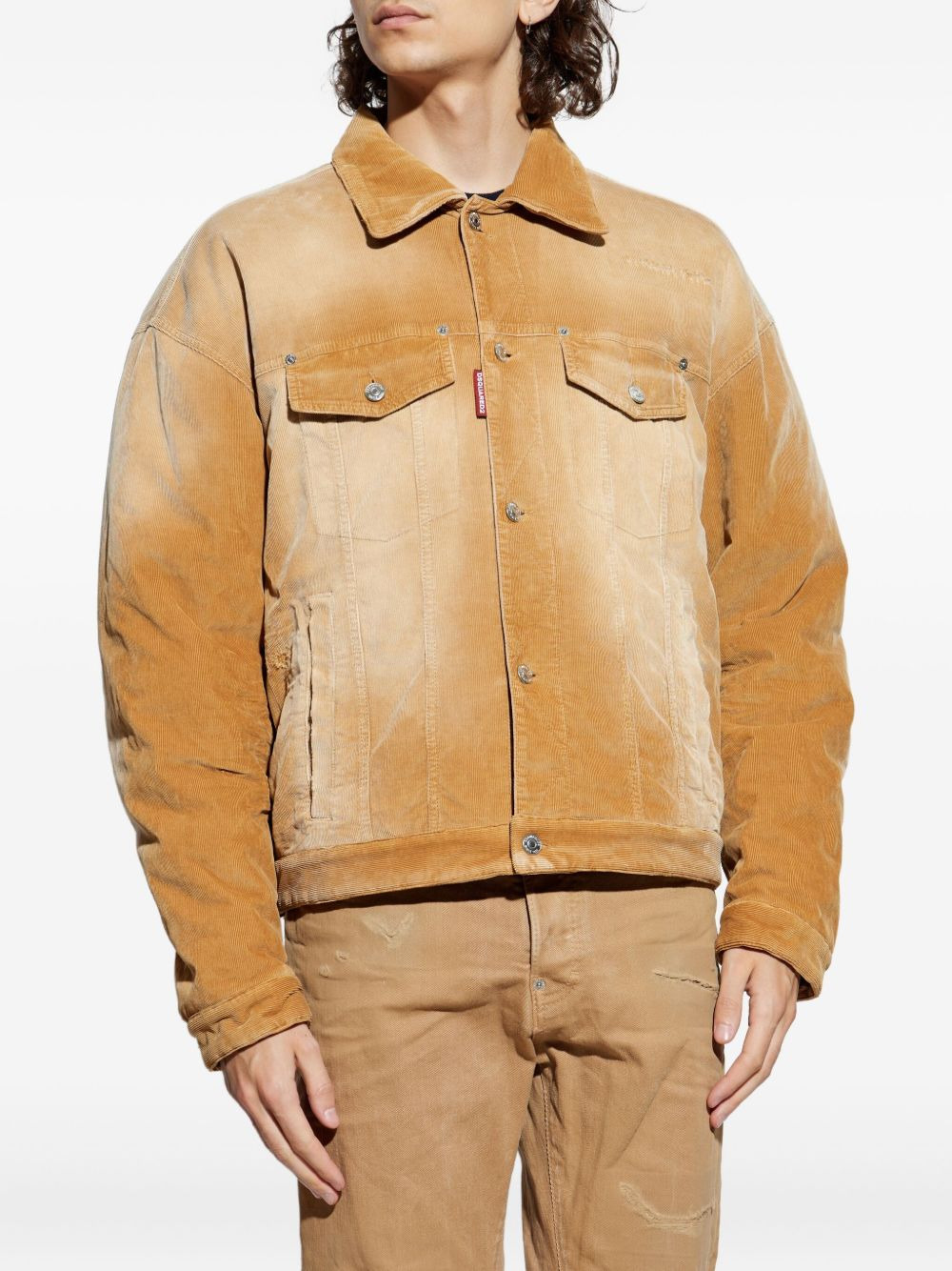 corduroy shirt jacket - 3