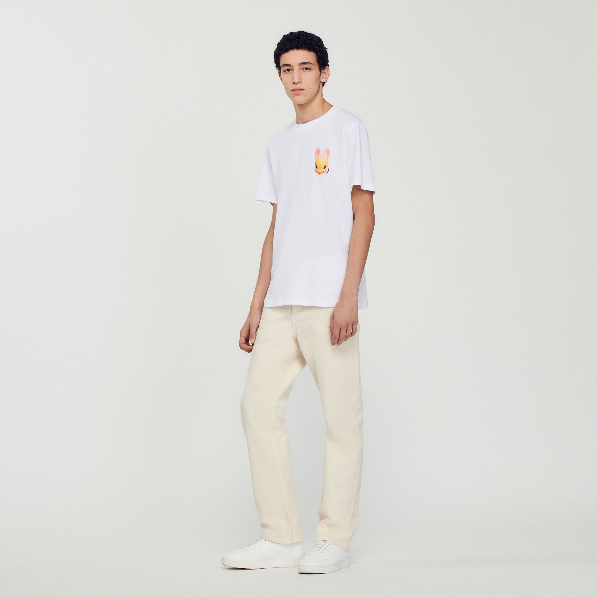 Rabbit print T-shirt - 2