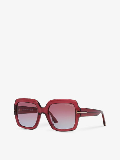 TOM FORD TR001783 Kaya square-frame acetate sunglasses outlook