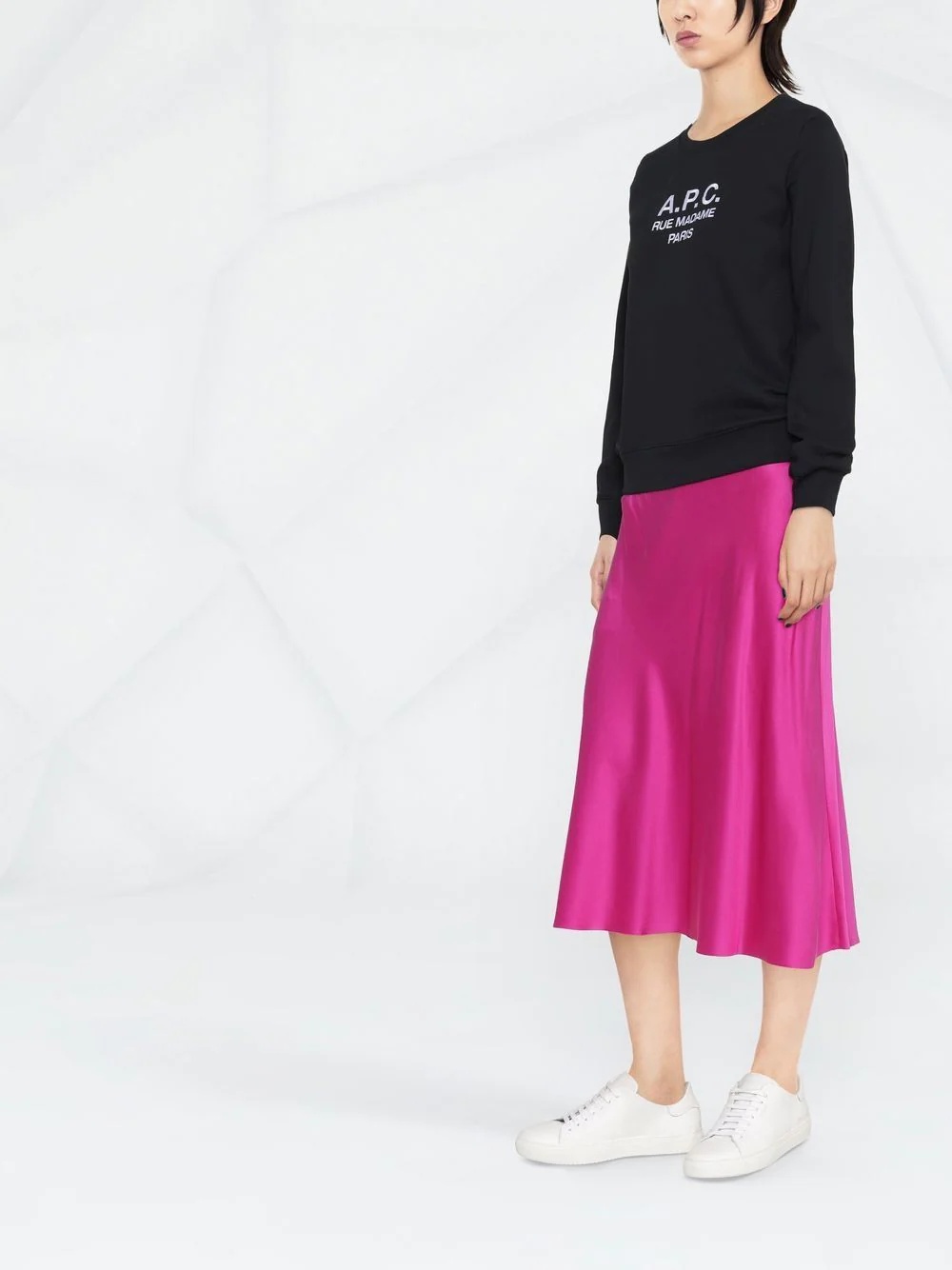 Tina logo-embroidered cotton sweatshirt - 4