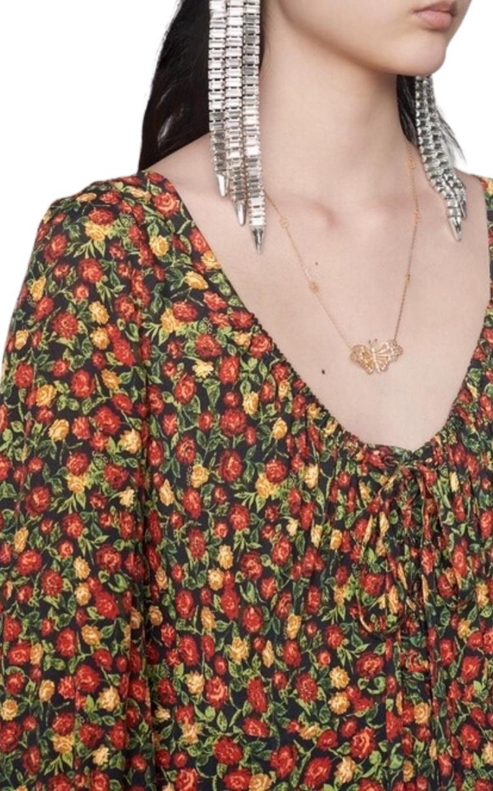 Liberty-print Crepe Maxi Dress - 4