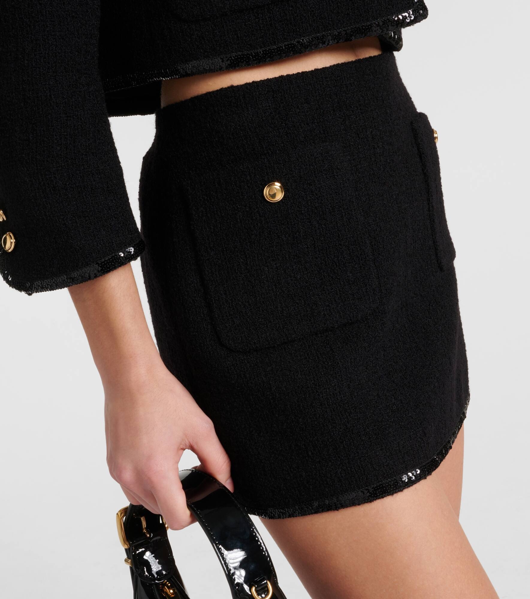 Wool-blend miniskirt - 5