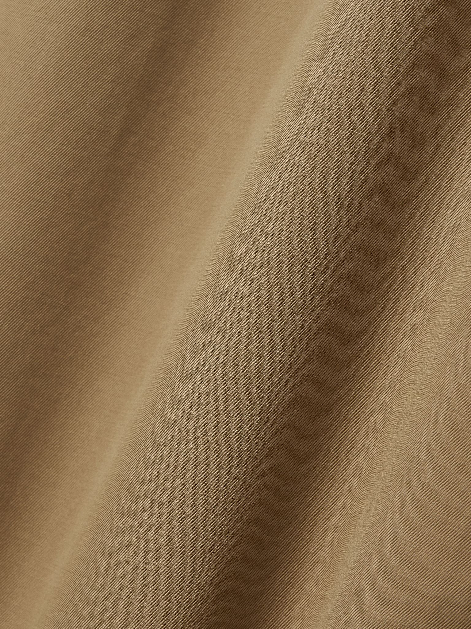 Tansy oversized cotton and cashmere-blend twill shirt Beige - 5