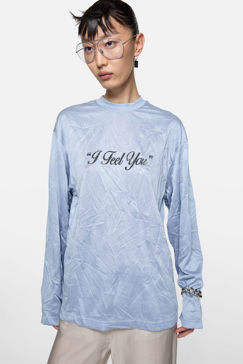 Graphic t-shirt - relaxed - Powder blue 4