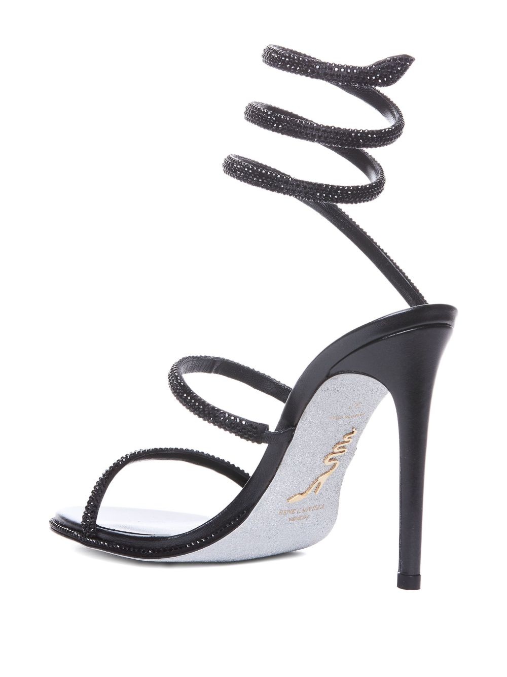 105mm leather sandals - 3