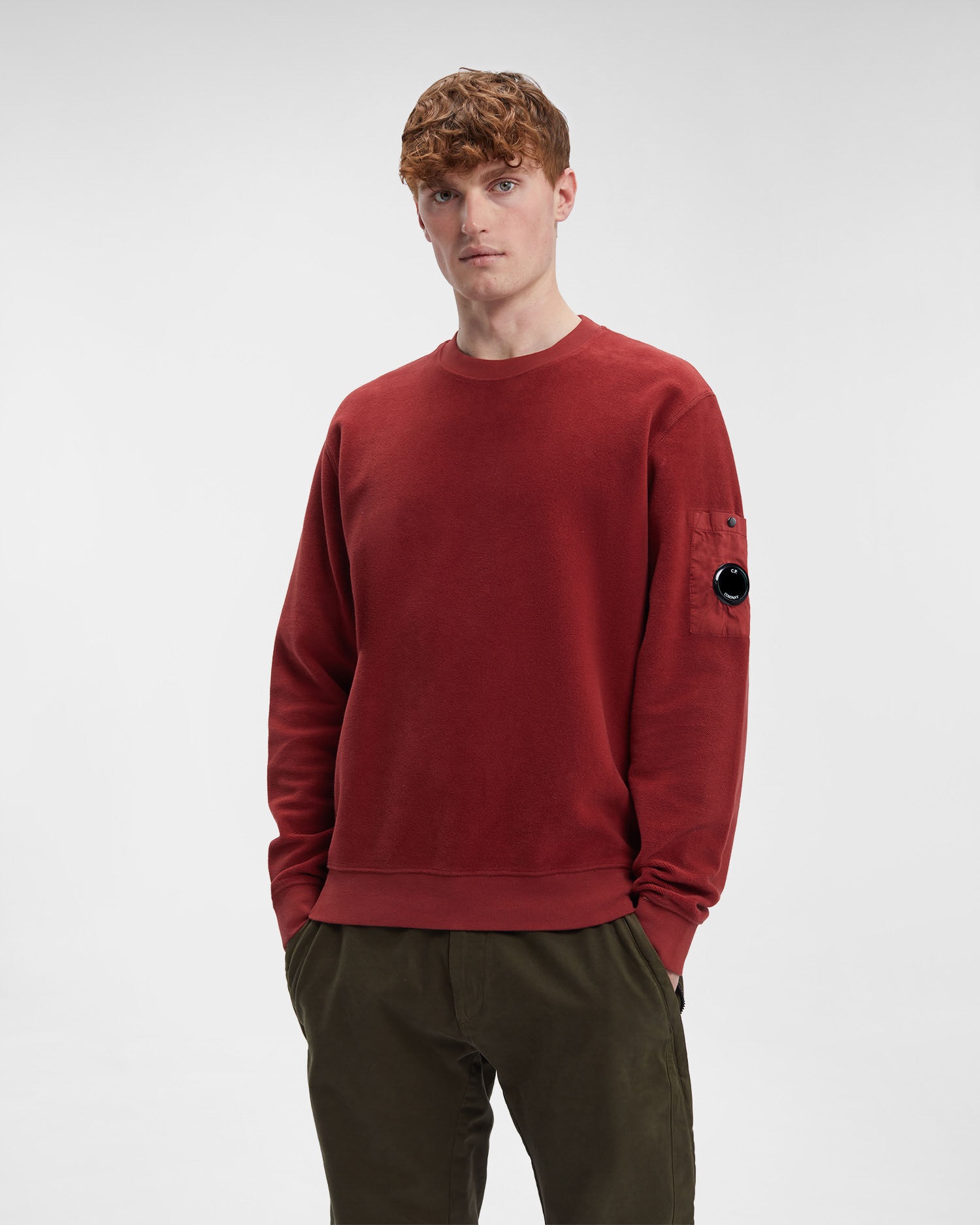 Reverse Brushed & Emerized Diag. Fleece Sweatshirt - 2