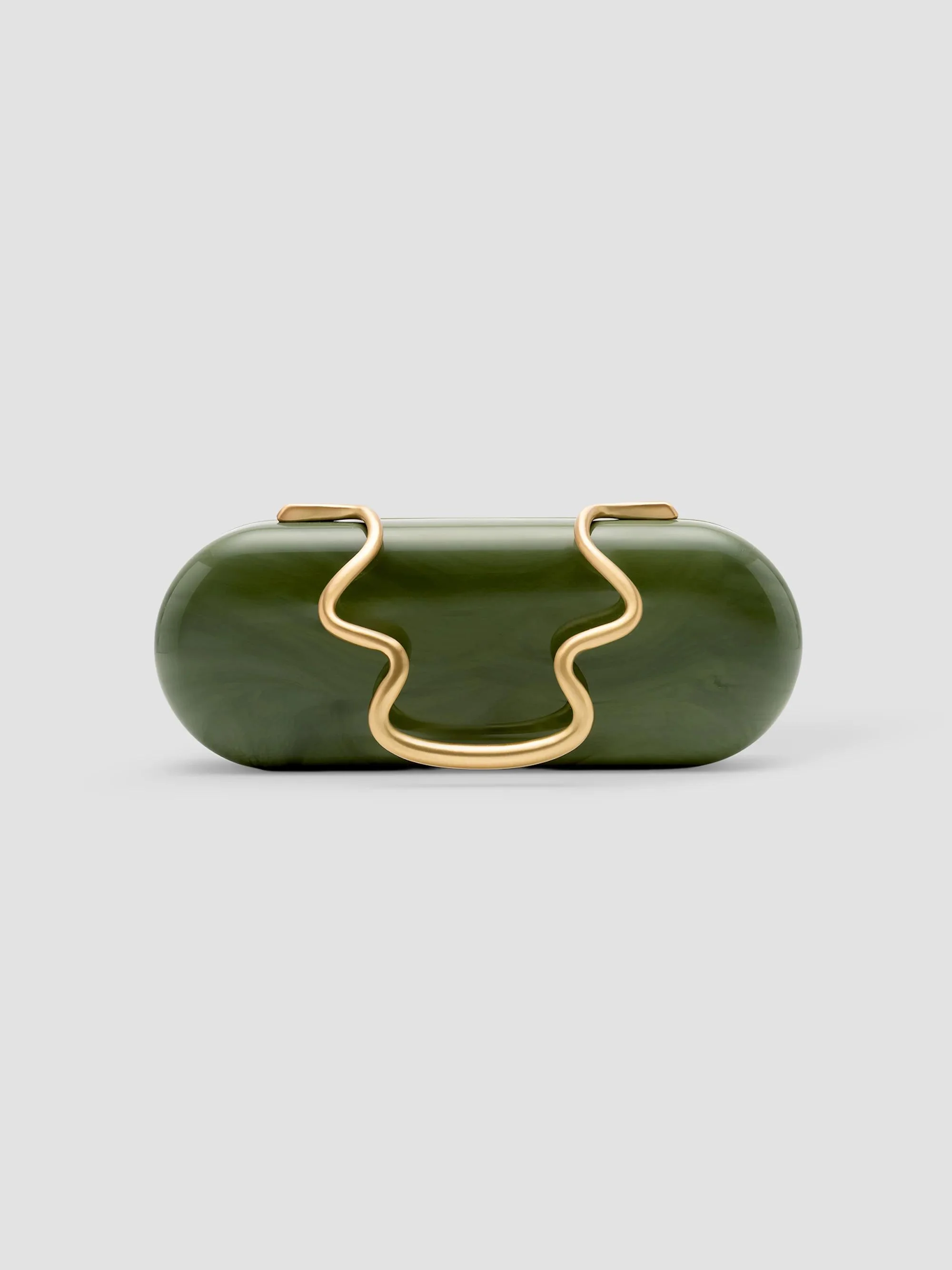 Women's Ilaria Sculptural Clutch - Rosemary - 1