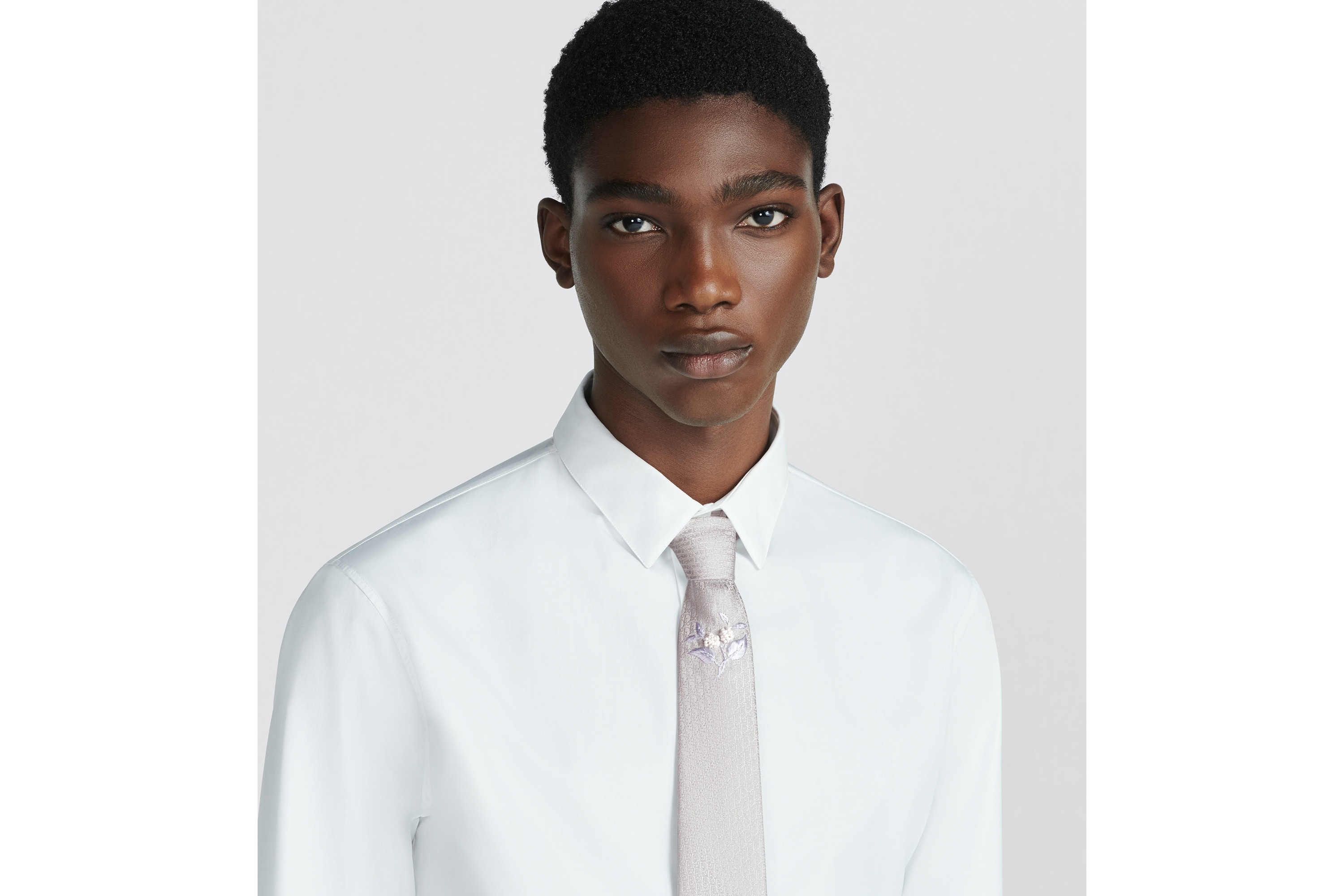 Dior Oblique Embroidered Tie - 5