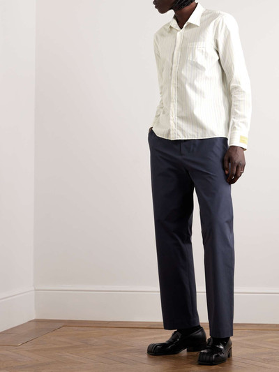 Raf Simons Striped Cotton-Poplin Shirt outlook