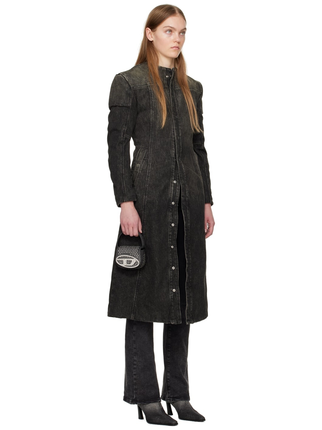 Black De-Sy-S Denim Coat - 2