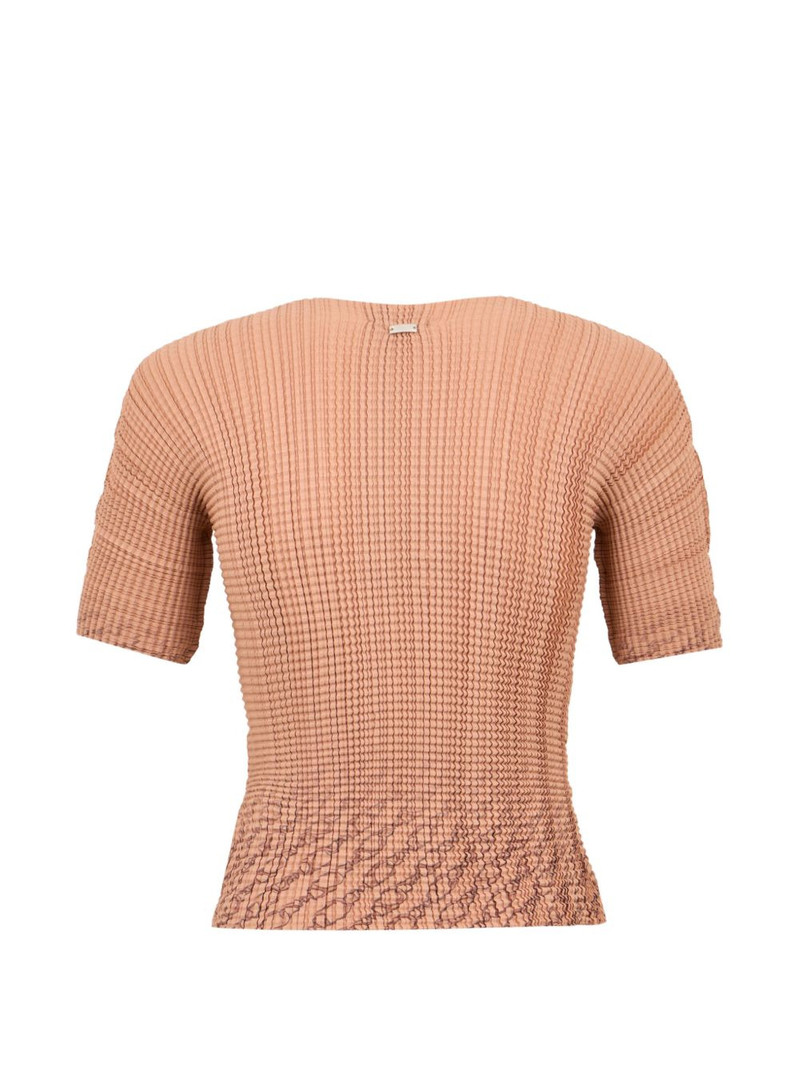 Herno textured fitted top outlook