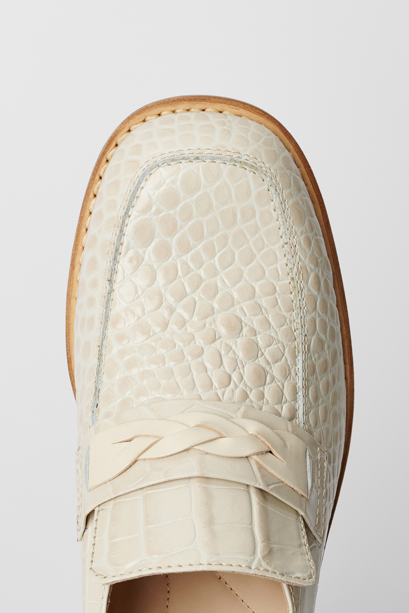 Nakano Shoe Vanilla Croc Bull Hide - 2