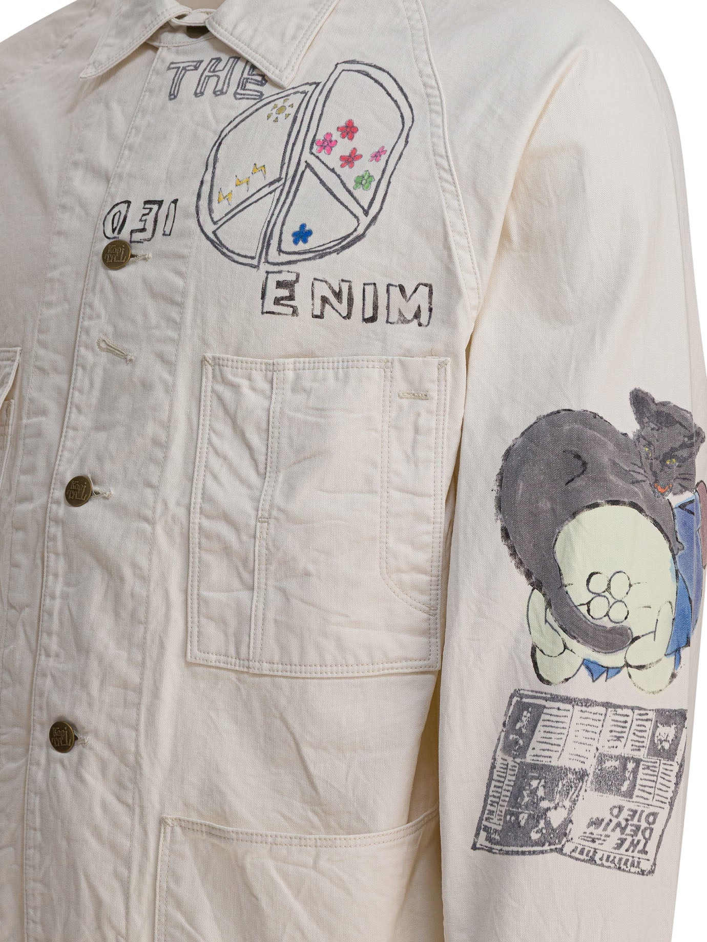 Kapital "memorial Paint" Overshirt Jacket - 4