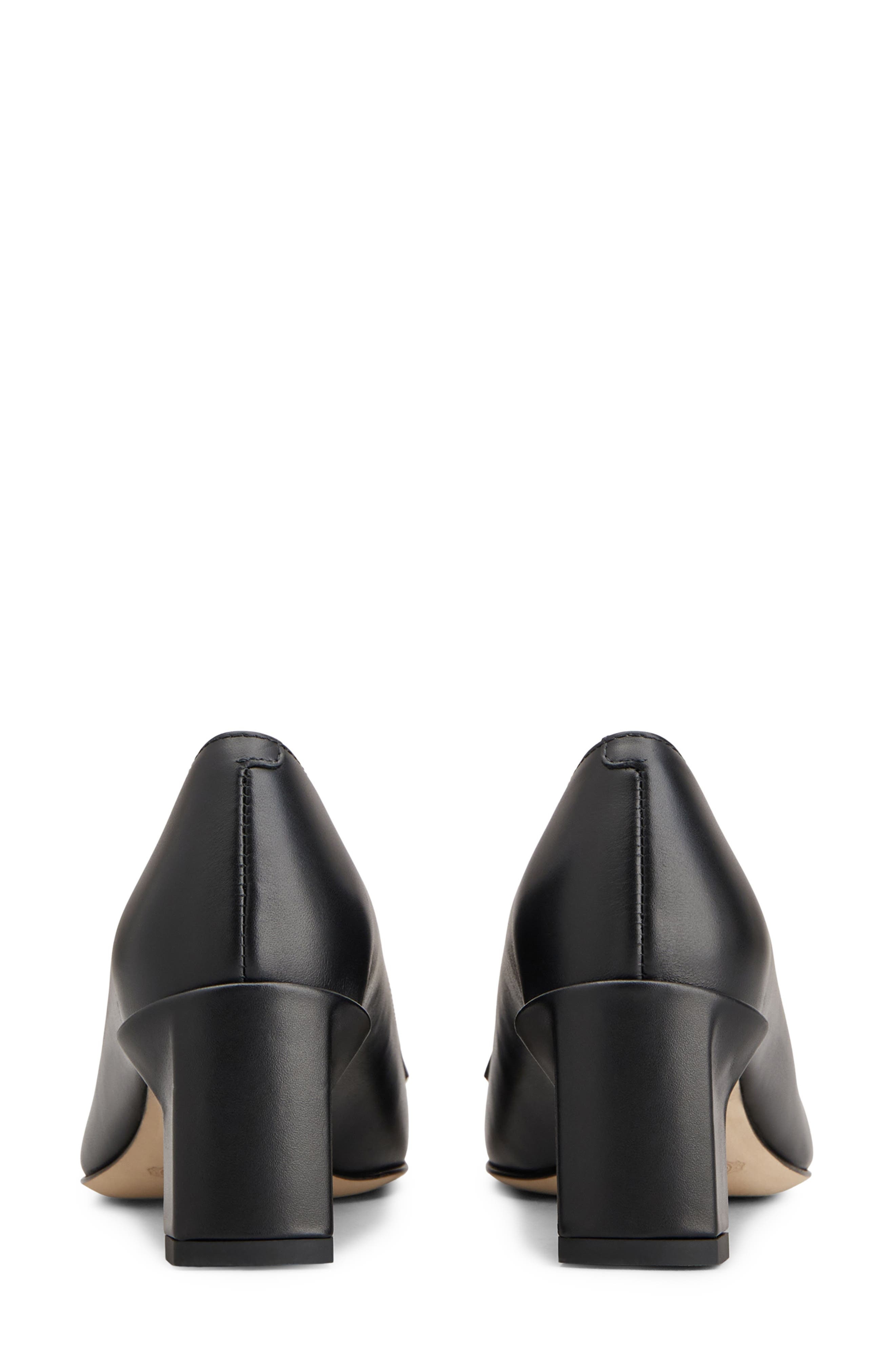 Tod's Barretta Block Heel Pump in Nero at Nordstrom - 5