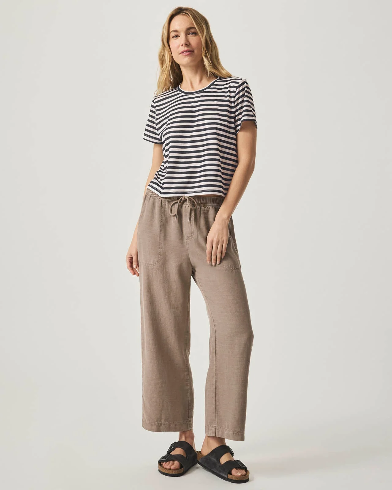 Angie Crop Wide Leg Pant - 1