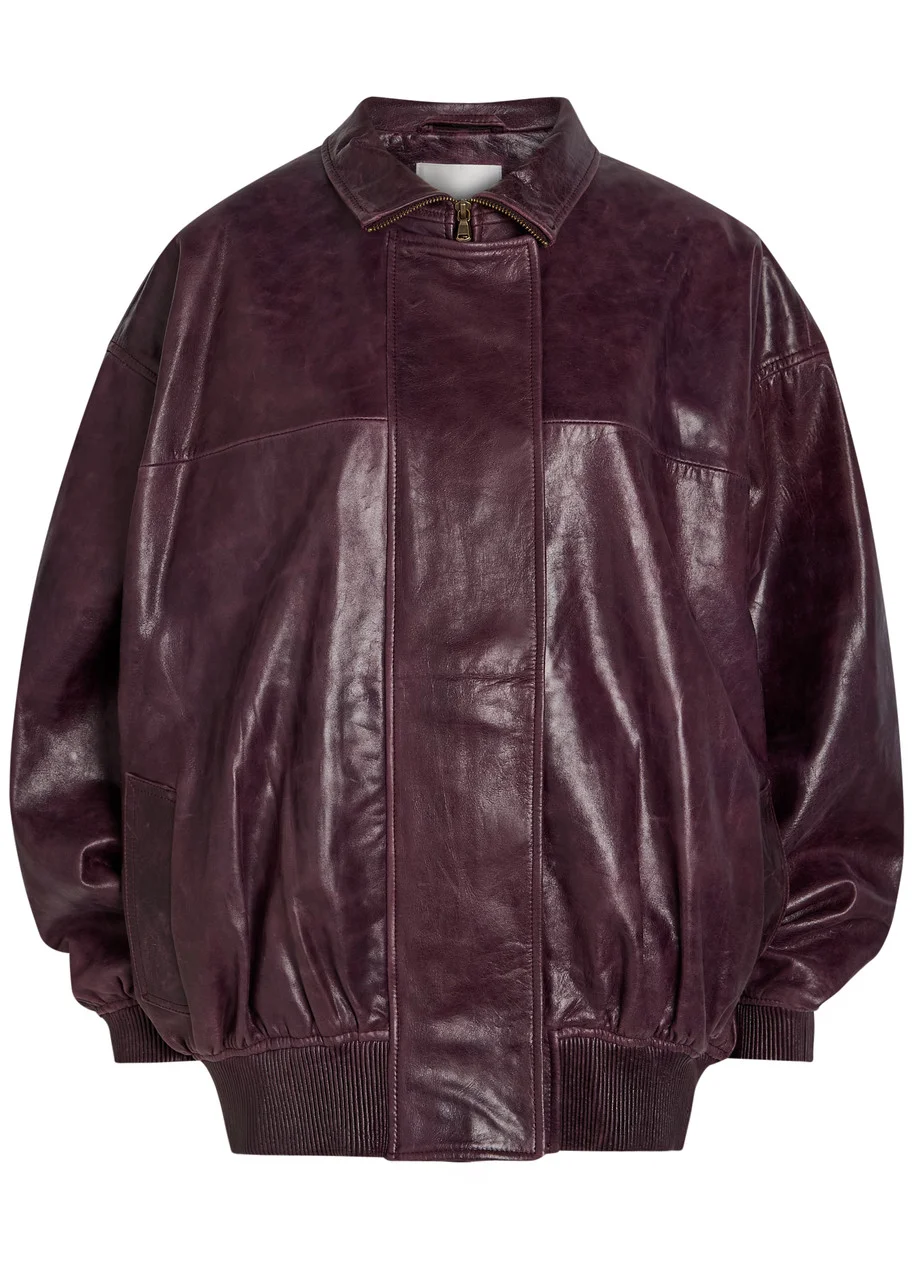 Christopher Esber Devon Leather Bomber Jacket - 1