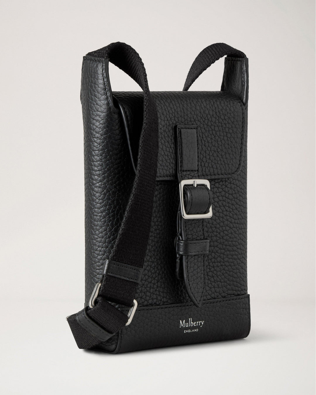 Chiltern Phone Pouch Black Small Classic Grain - 3