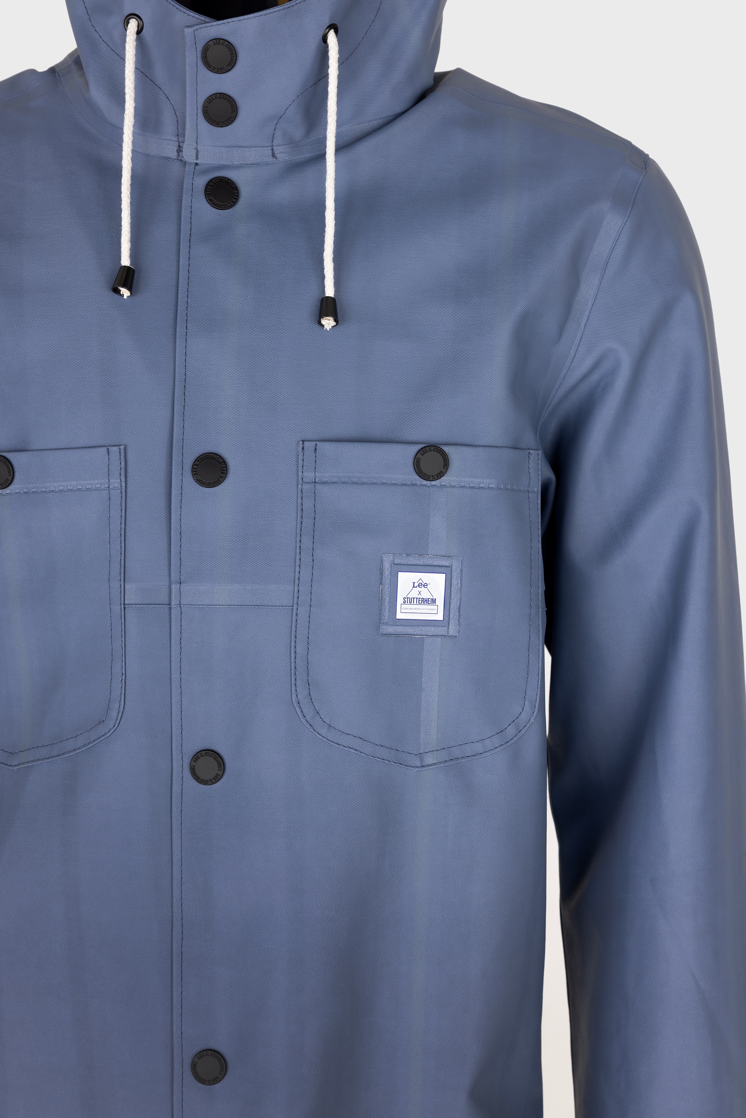 Women´s Lee® x STUTTERHEIM Chore Raincoat Ash Blue - 8