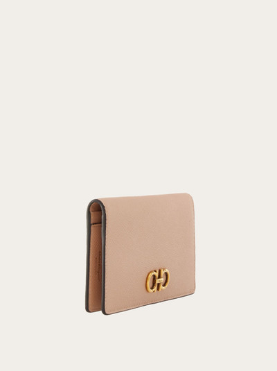 FERRAGAMO Gancini continental wallet outlook