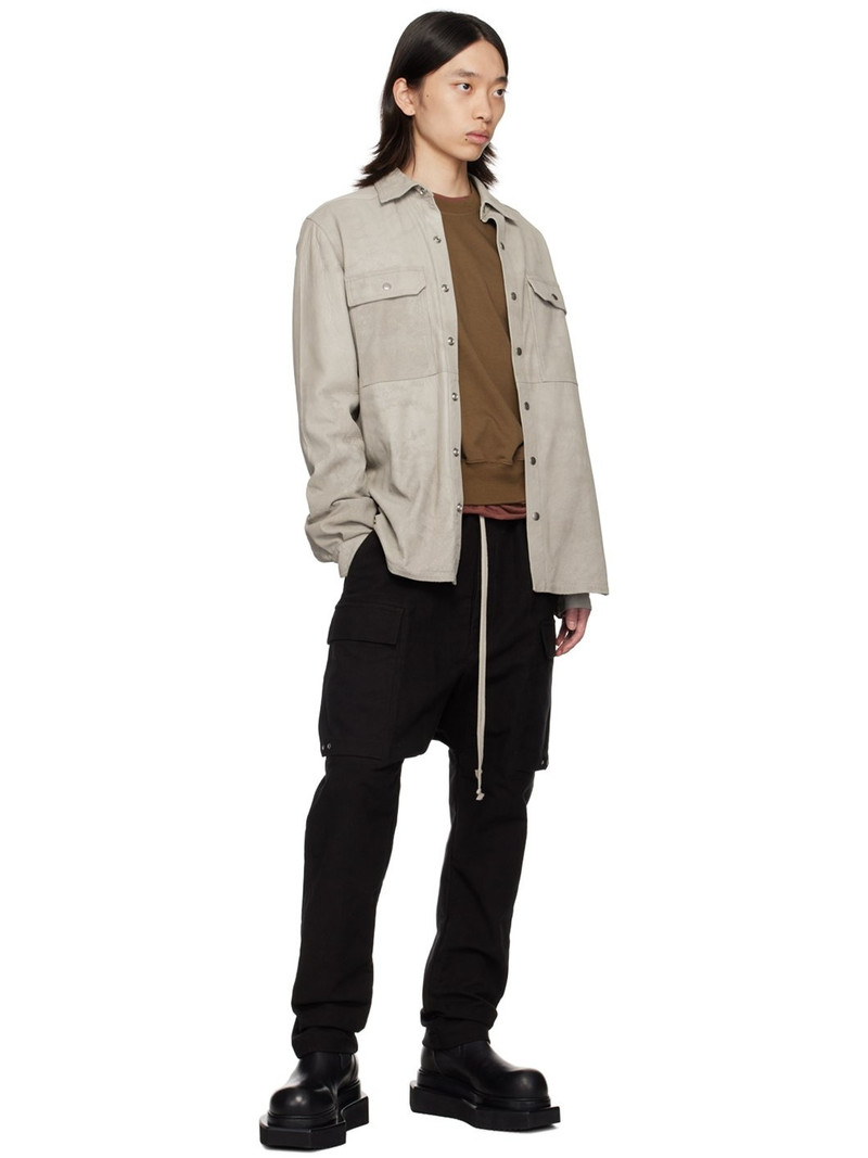 Rick Owens Khaki Porterville Crewneck Sweatshirt outlook