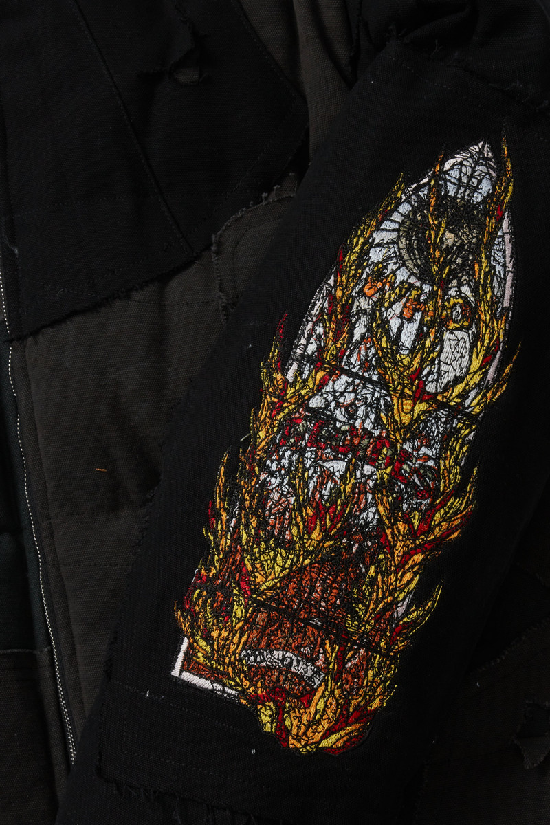 WHO DECIDES WAR UPCYCLED PARKA COAL outlook