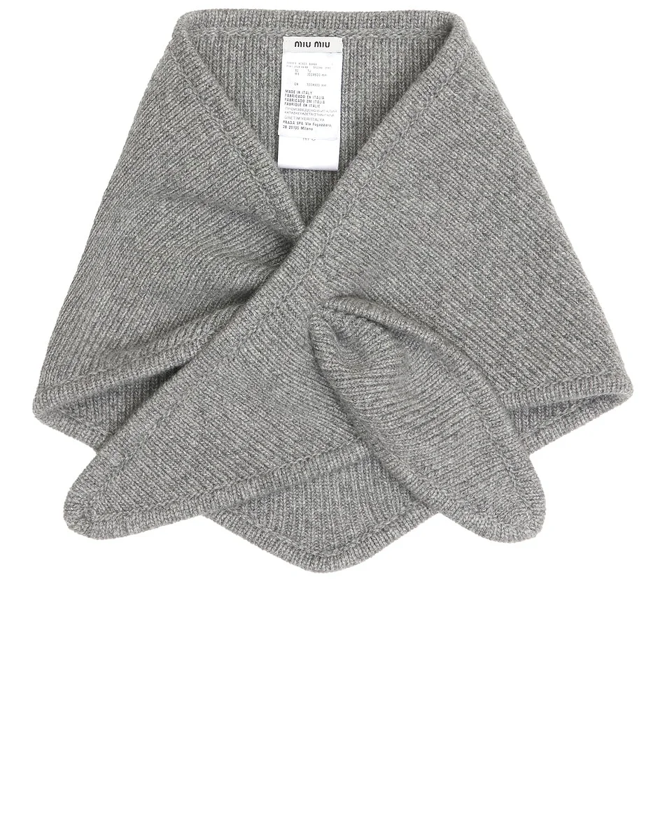Cashmere Wool Scarf - 1