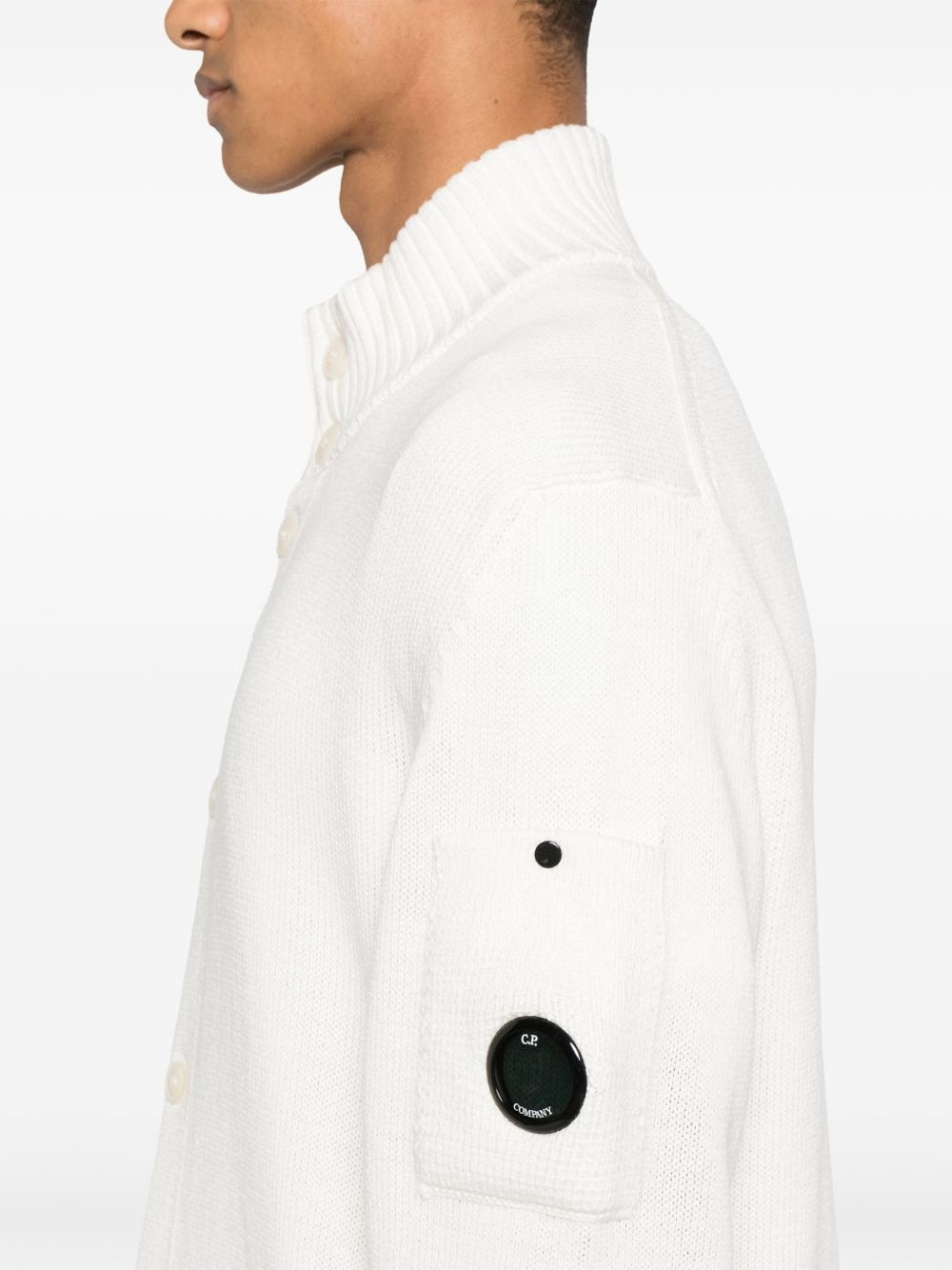 Lens-detail cardigan - 5